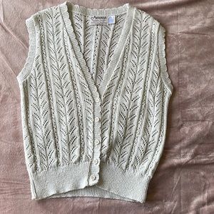 Vintage Crotchet Sweater Vest